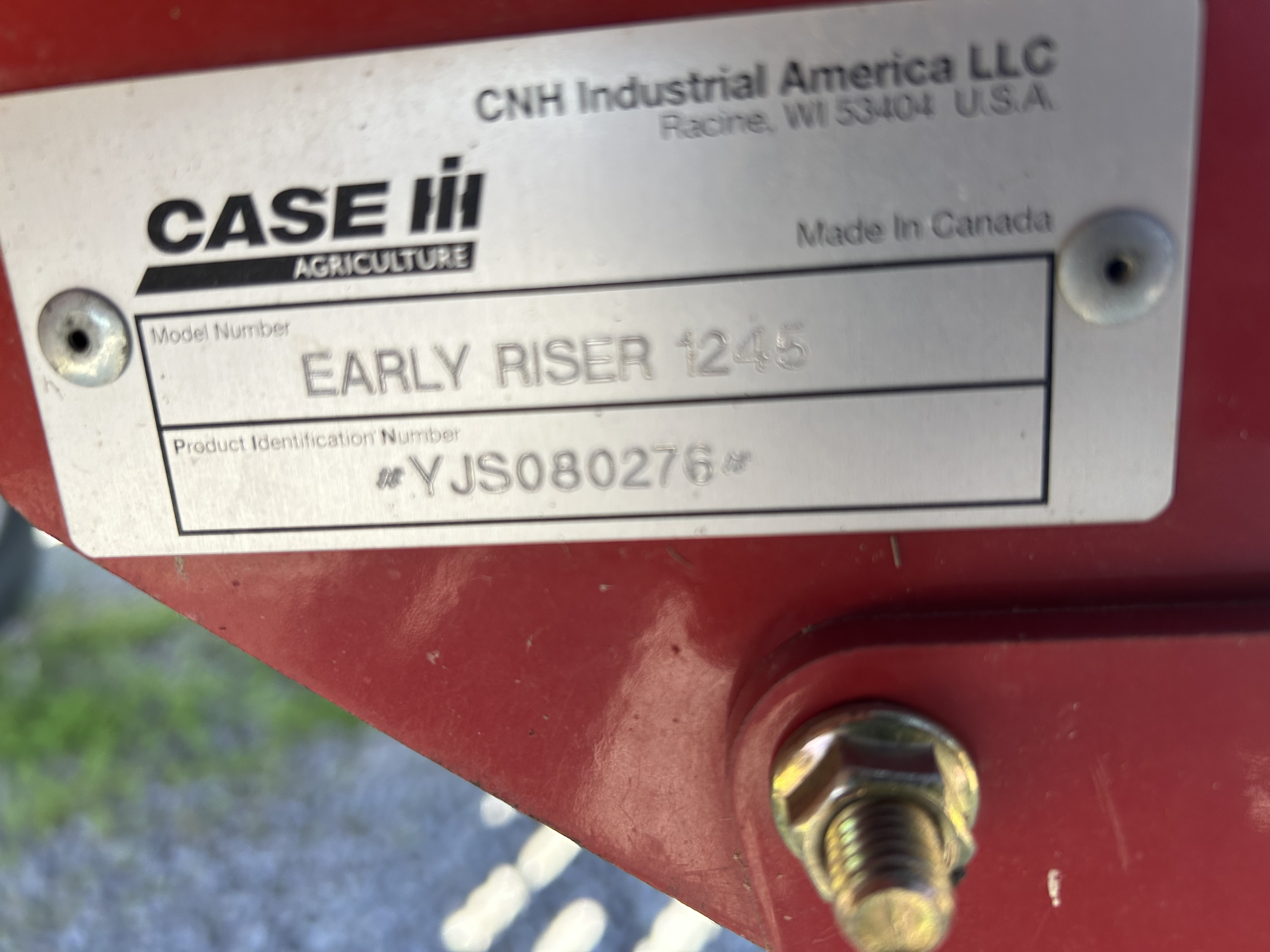 2019 Case IH 1245 Planter