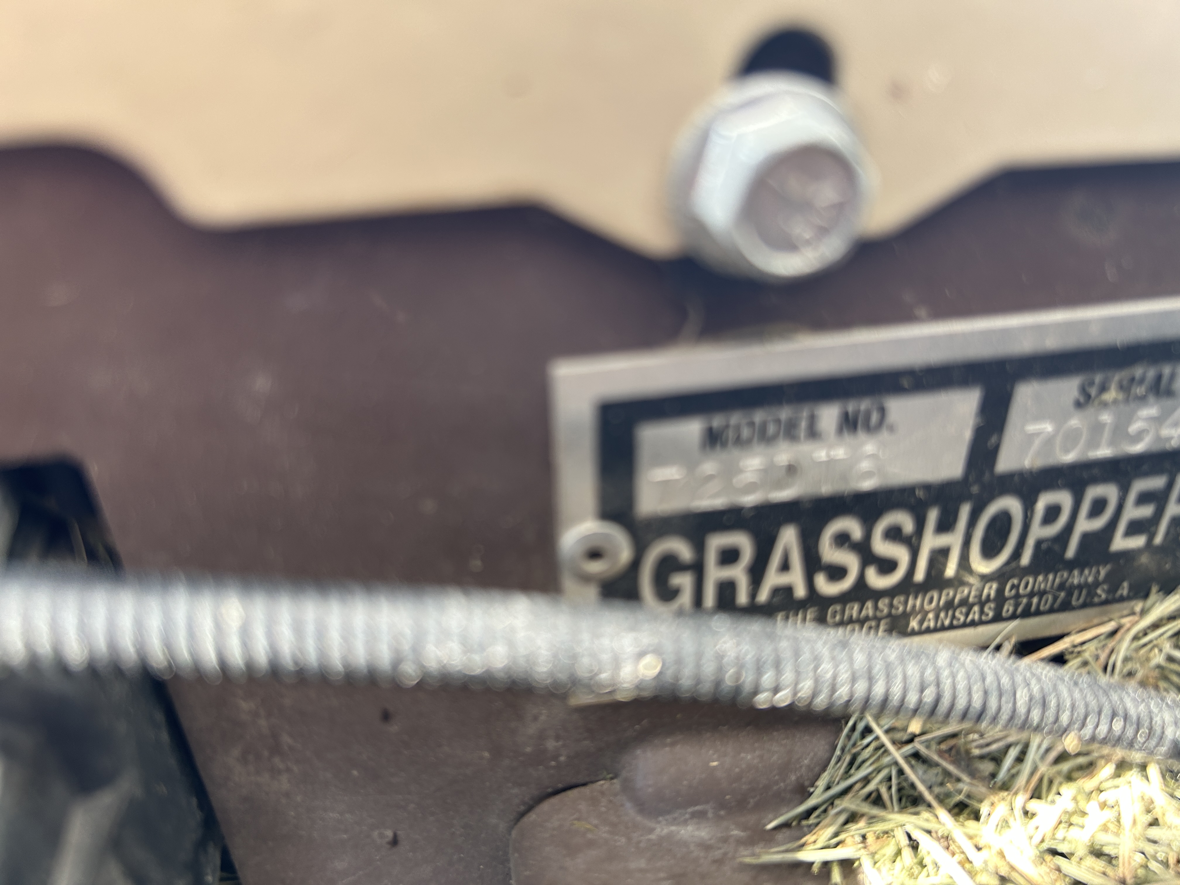 2020 Grasshopper 725DT Mower/Front Deck