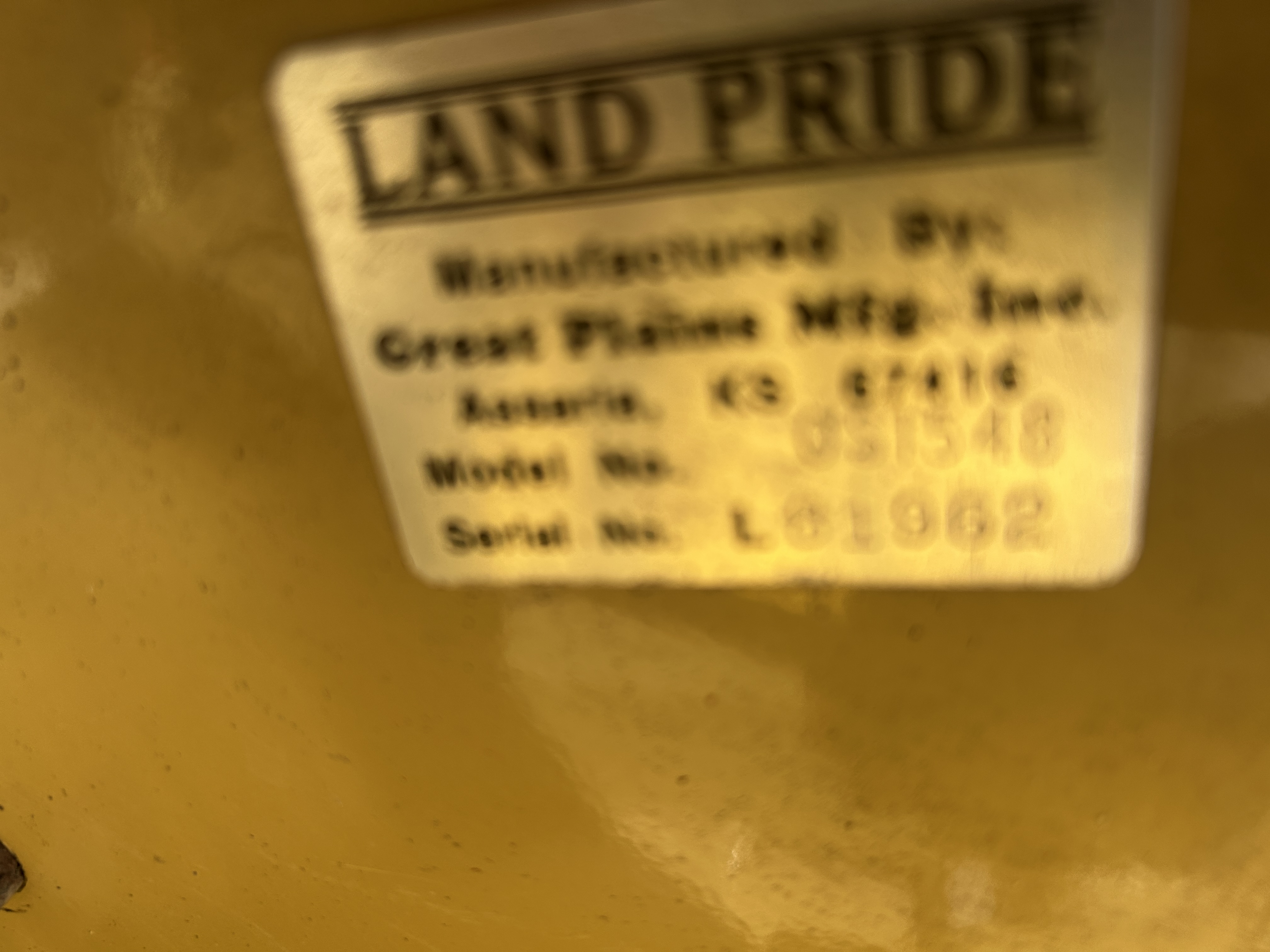 Land Pride OS1548 Overseeder