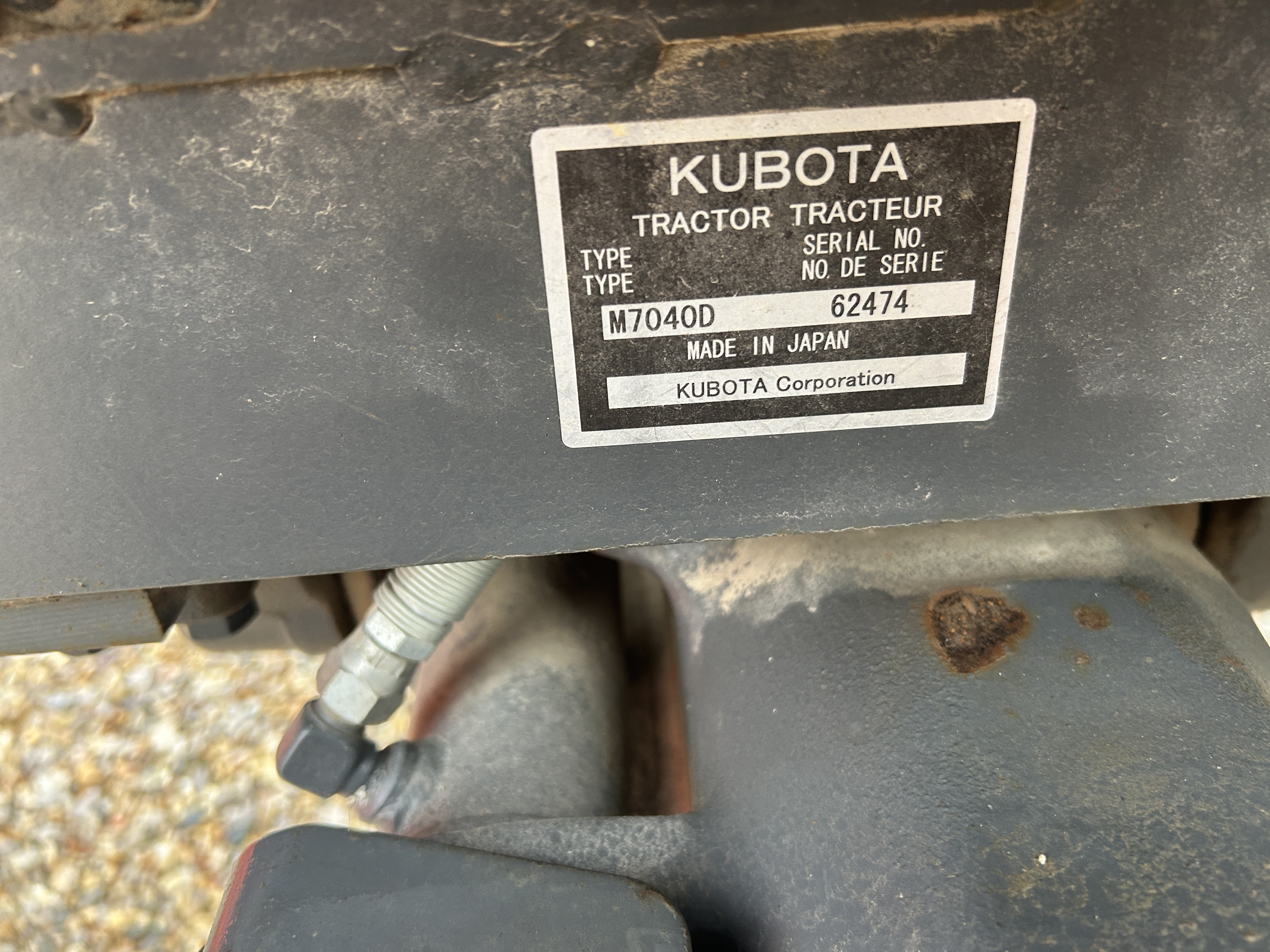 2008 Kubota M7040 Tractor