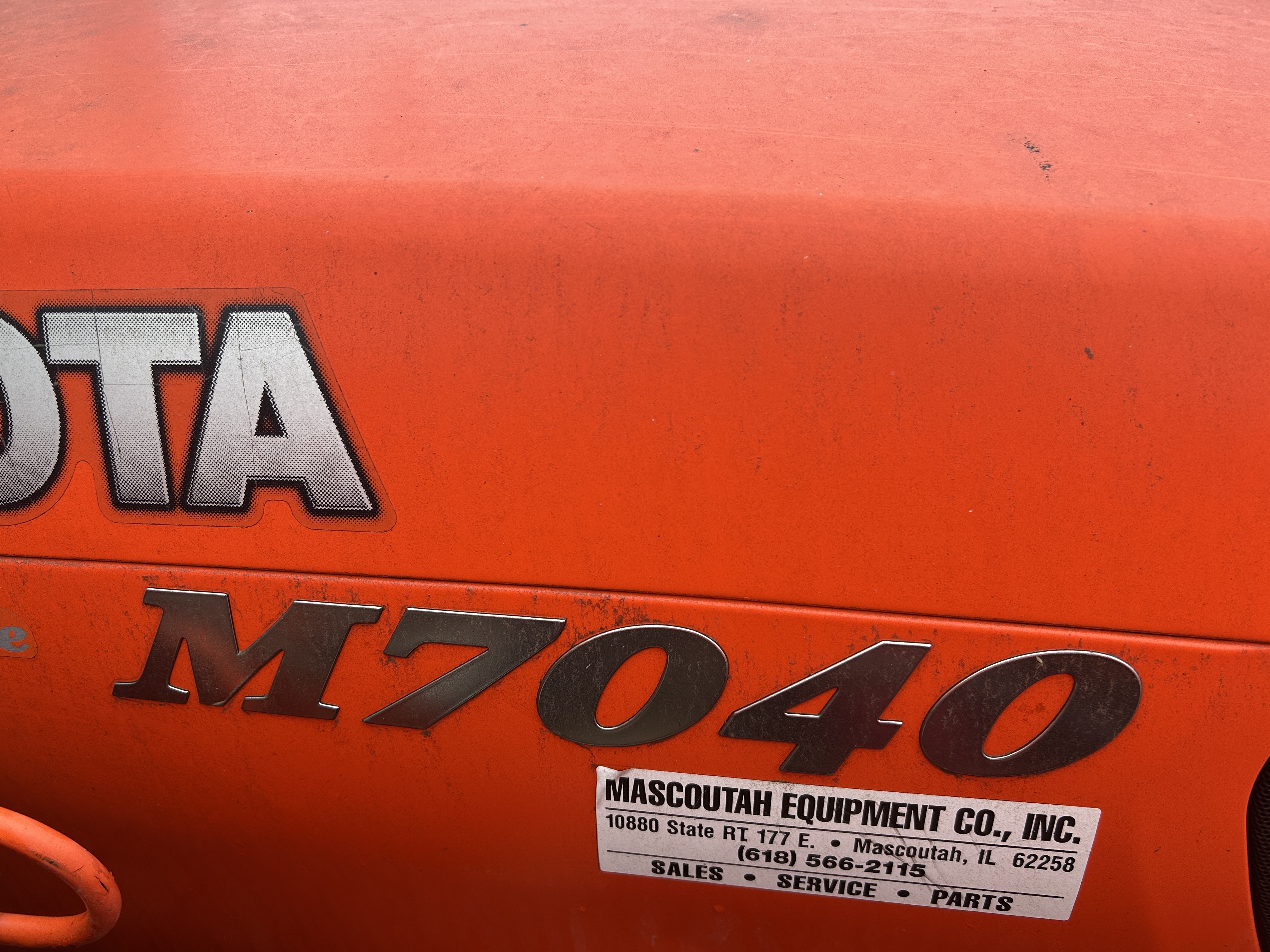 2008 Kubota M7040 Tractor