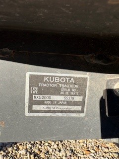 2015 Kubota MX5200 Tractor