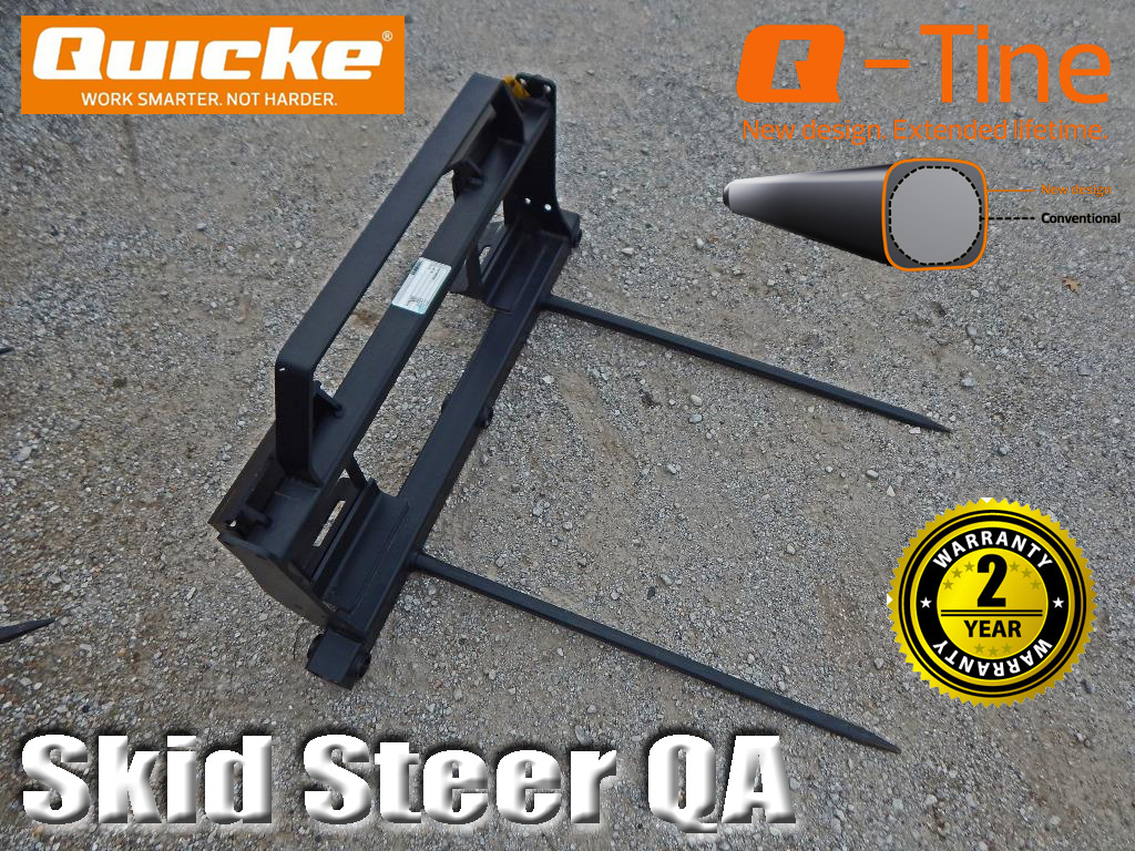 2024 Alo Quicke Skid Steer Double Bale Spear