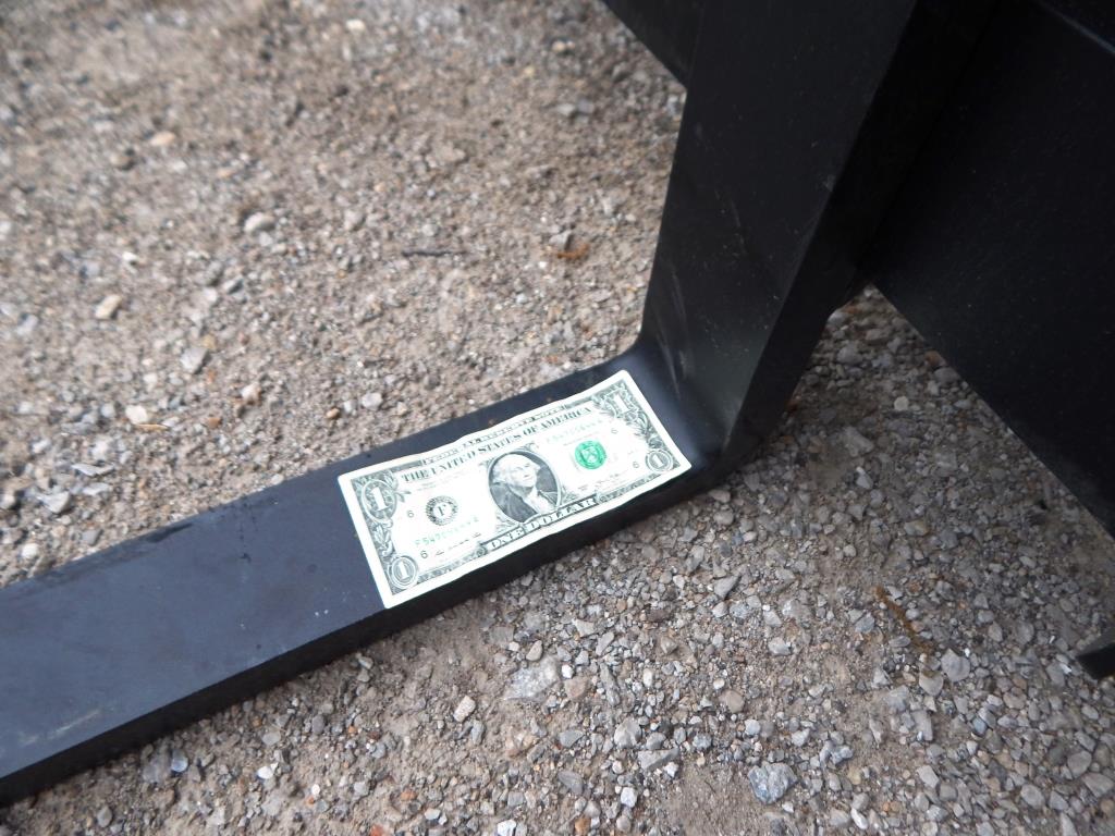 2025 Alo Quicke 1760# Skid Steer Quick Attach Pallet Fork