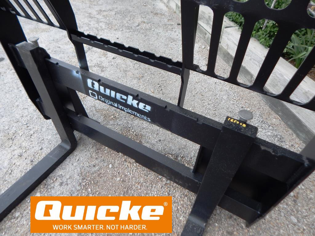 2025 Alo Quicke 1760# Skid Steer Quick Attach Pallet Fork