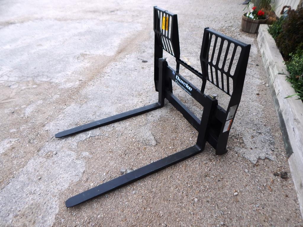 2025 Alo Quicke 3300# Skid Steer QA Pallet Fork