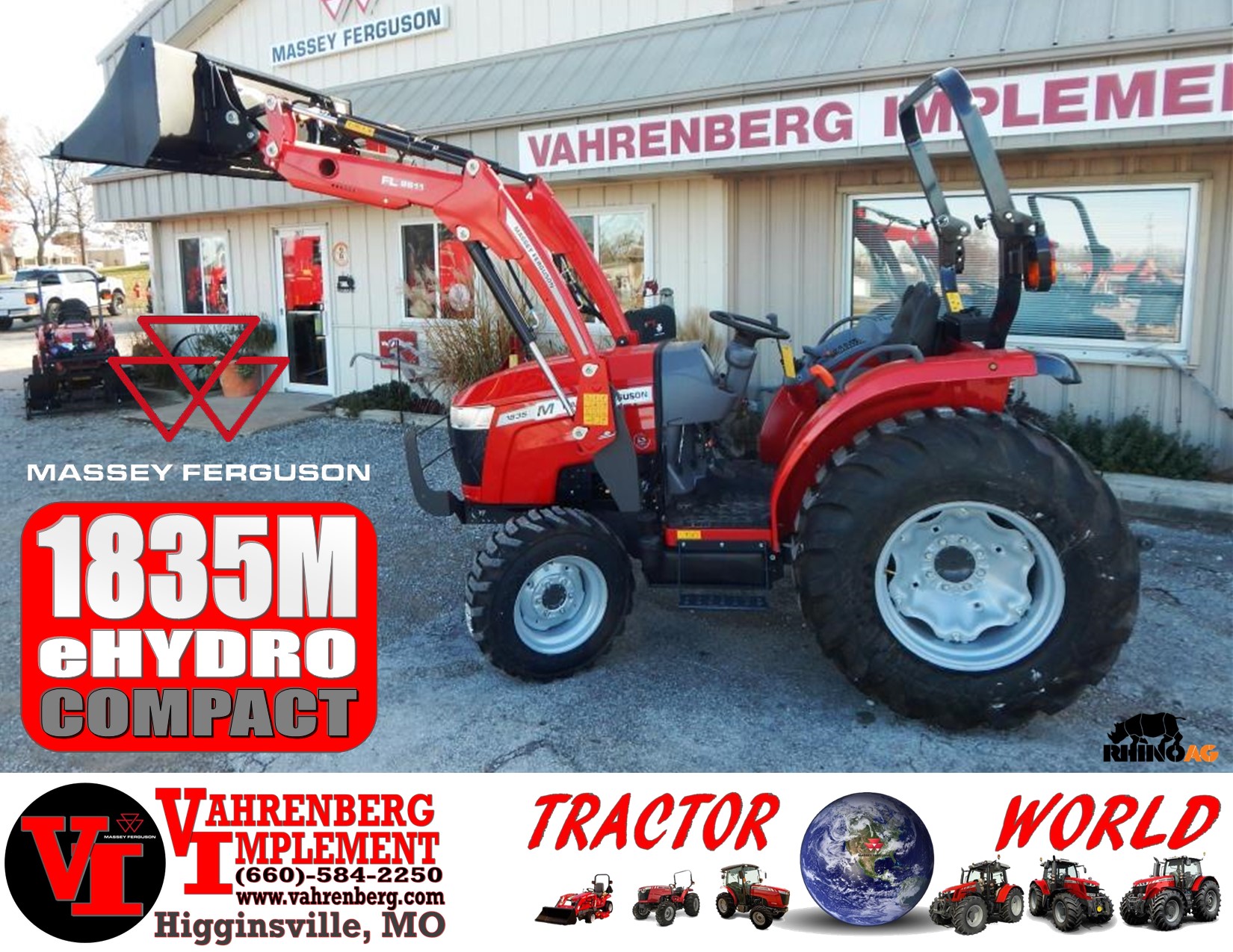 2023 Massey Ferguson 1835M eHydro Tractor