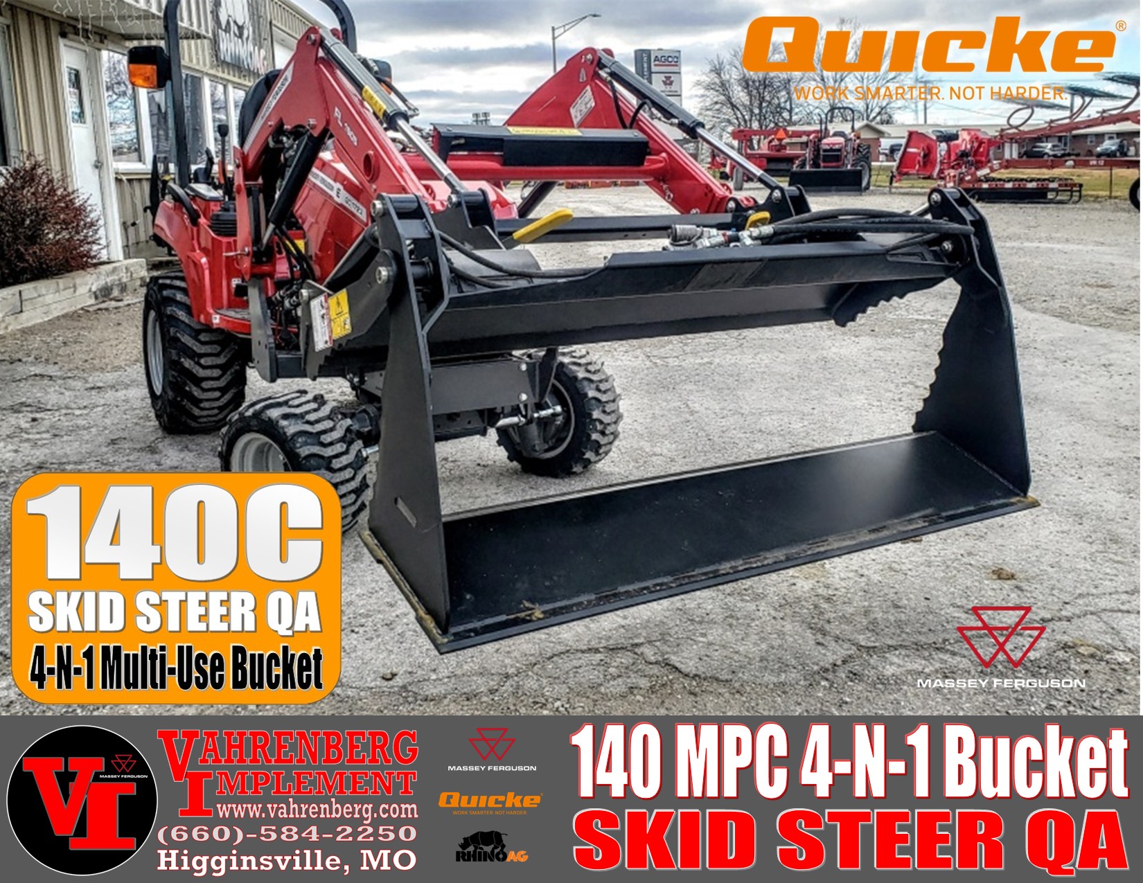 2026 Alo Quicke 140 MPC 4-N-1 Bucket