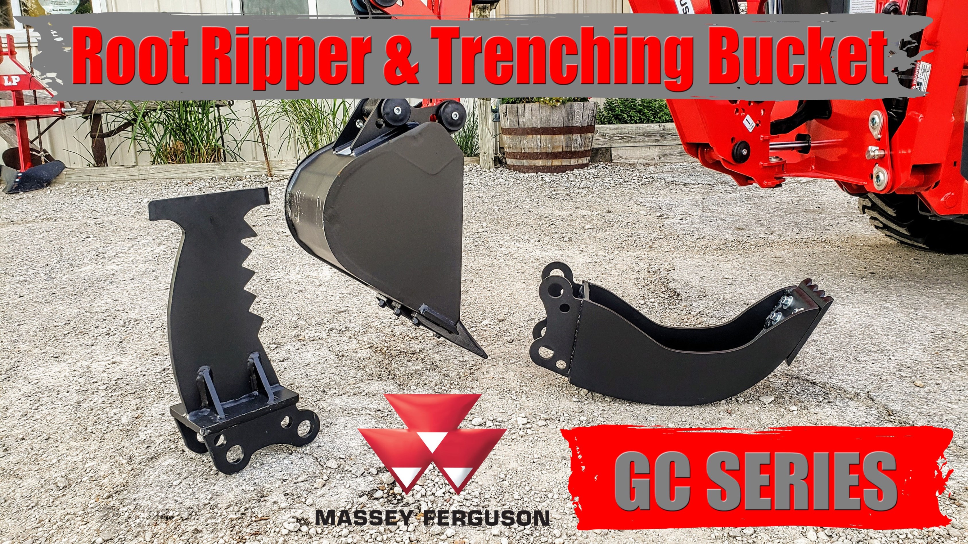 2024 Misc 6" Trenching Bucket Backhoe Attachment