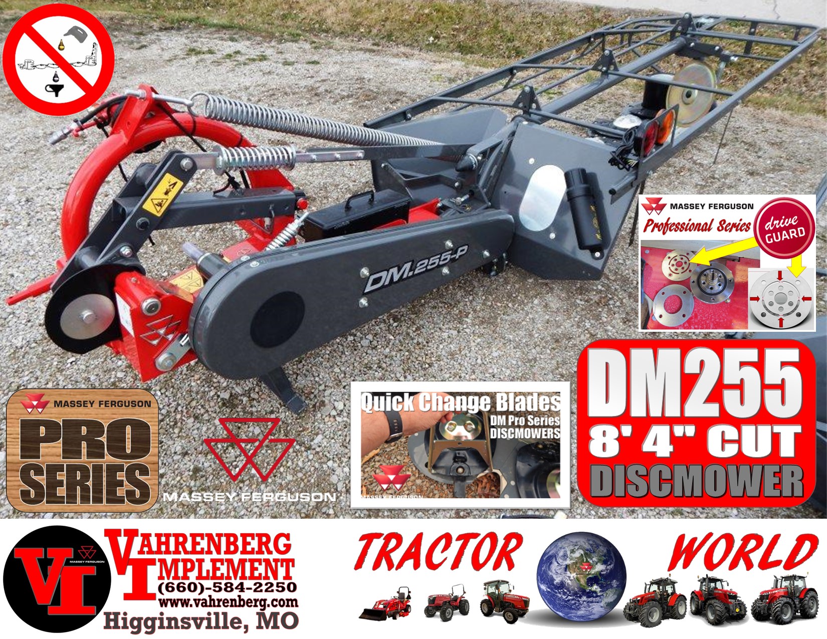 2024 Massey Ferguson DM255 Pro Mower/Disc