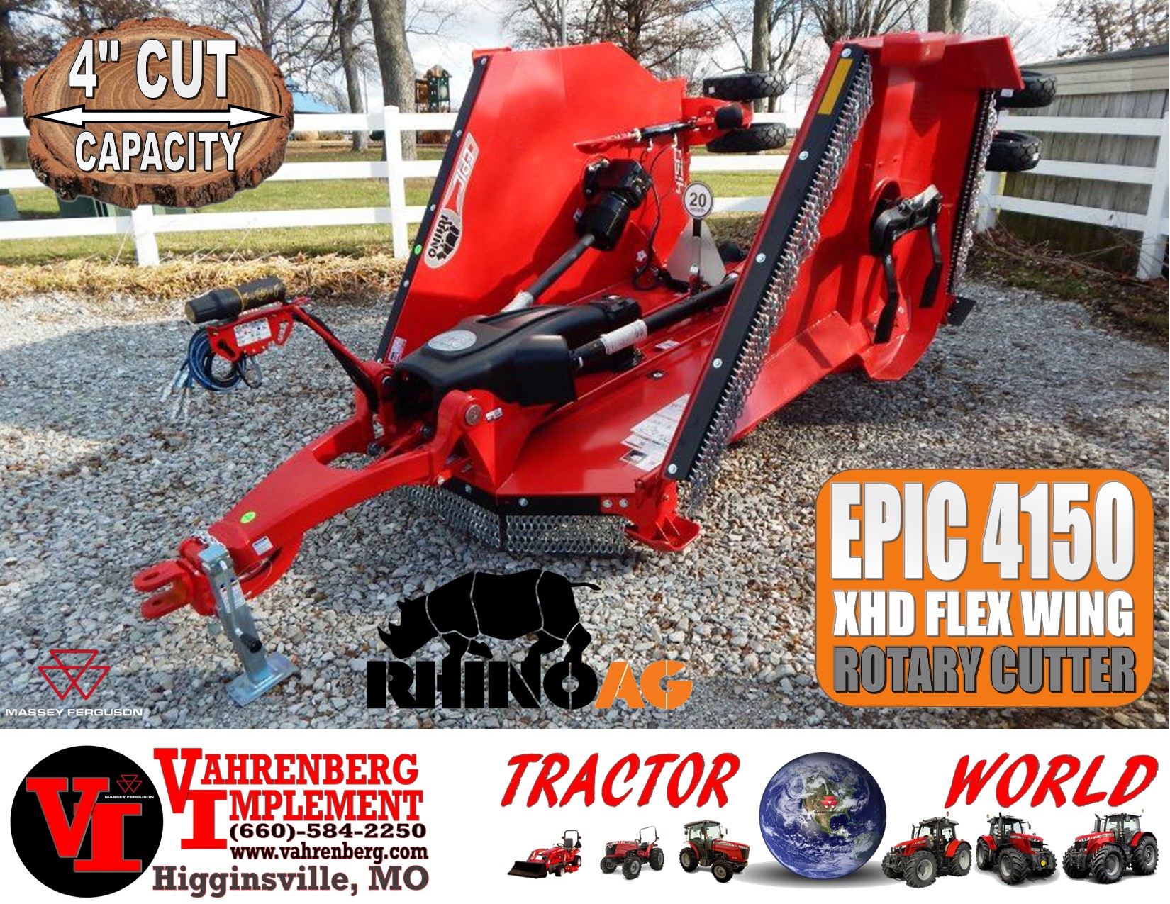 2023 Rhino EPIC 4150 Mower/Batwing