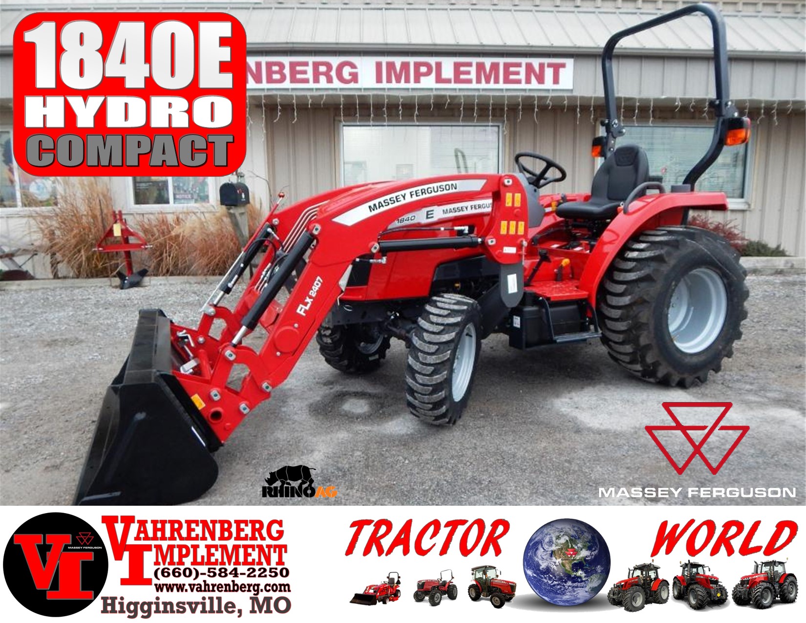 2023 Massey Ferguson 1840E HYDRO Tractor