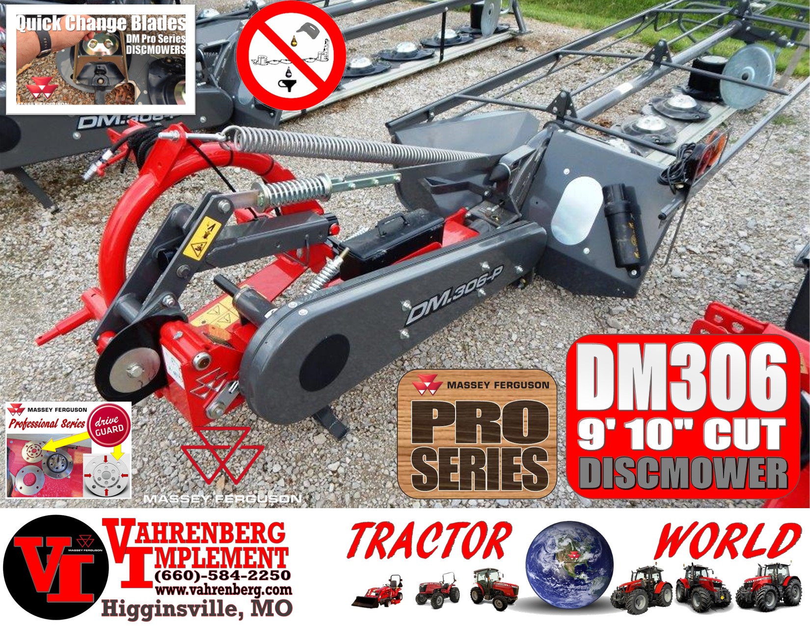 2024 Massey Ferguson DM306 Pro Mower/Disc