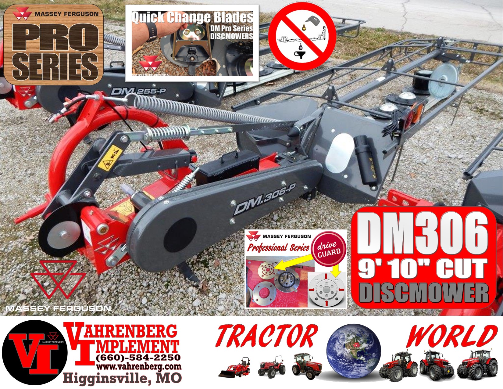 2024 Massey Ferguson DM306 Pro Mower/Disc