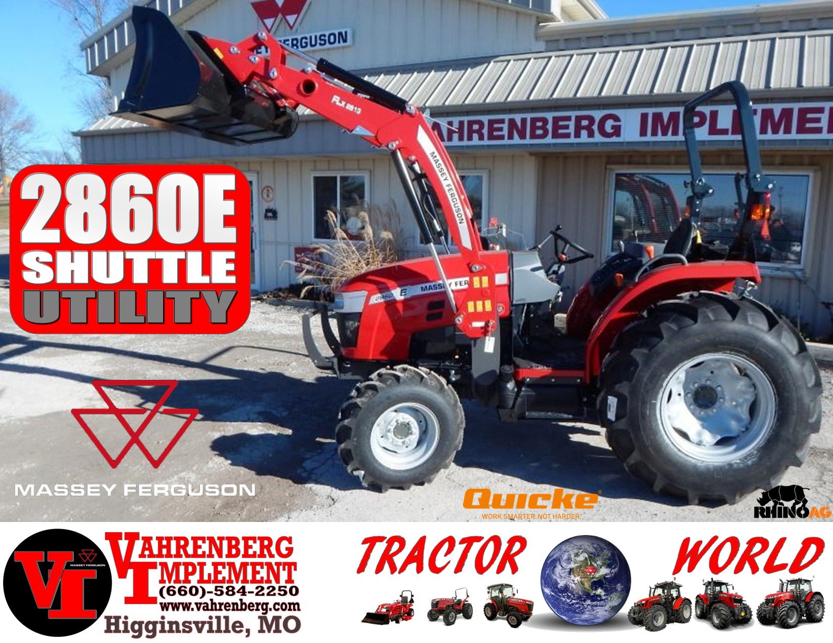 2023 Massey Ferguson 2860E SynchroShuttle Tractor