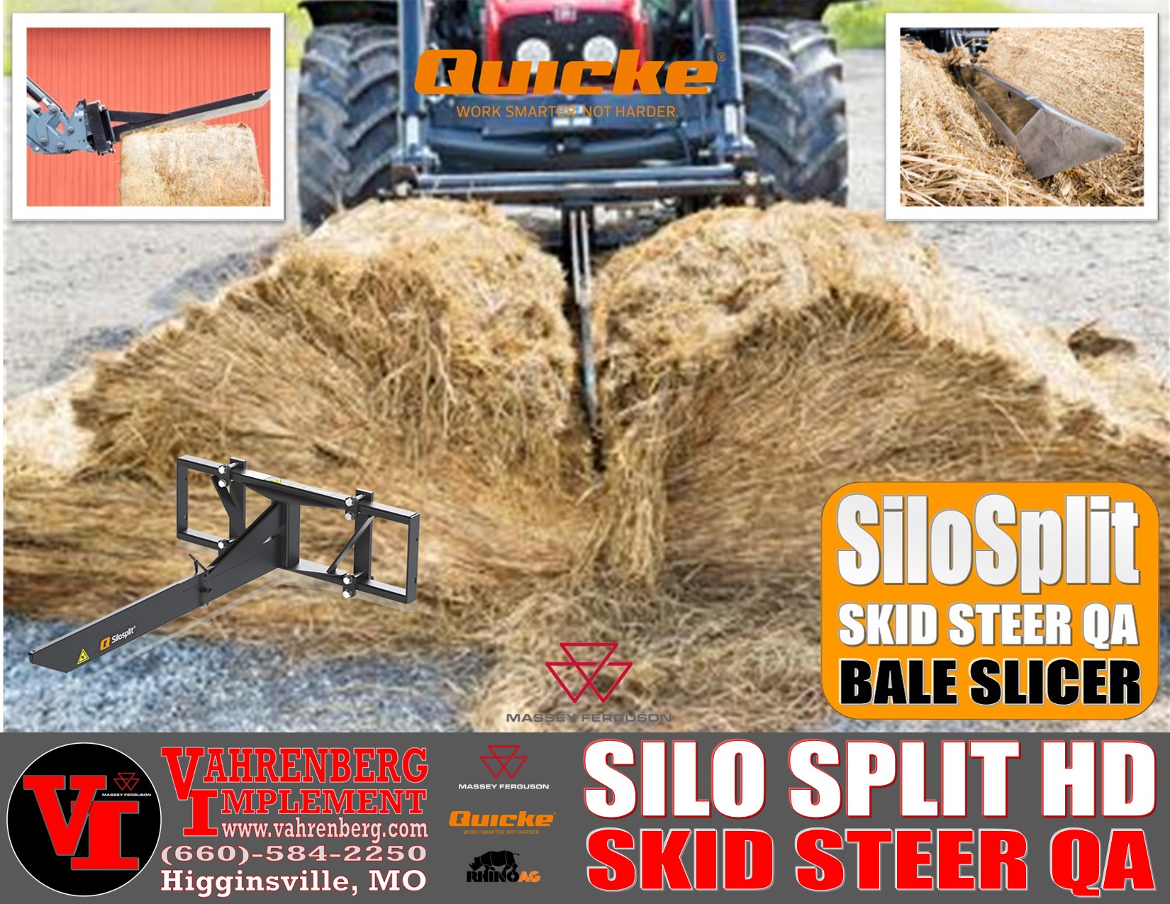 2024 Alo Quicke SiloSplit HD Bale Splitter