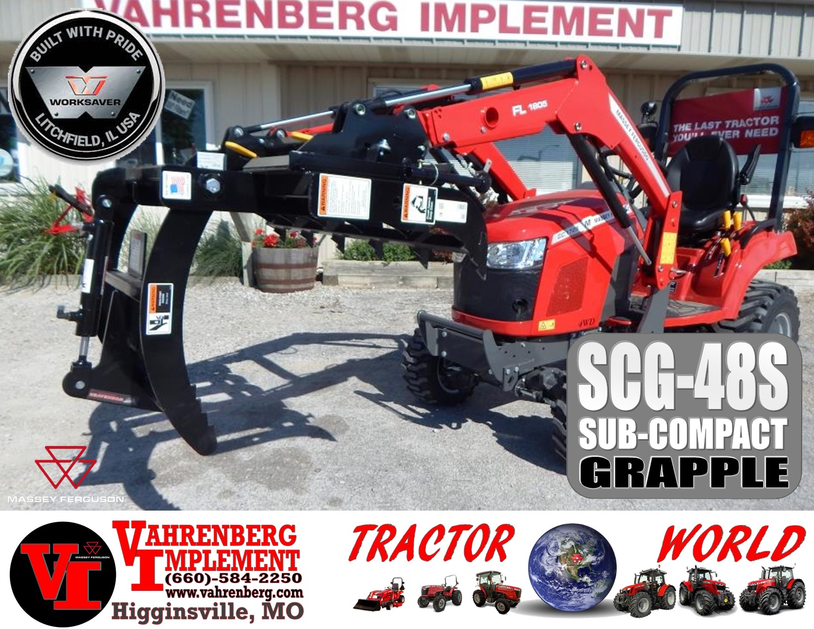 2024 Worksaver SCG-48S Grapple