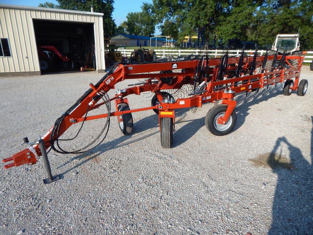 2024 Rhino RDF14 60" Wheel Rake/Wheel