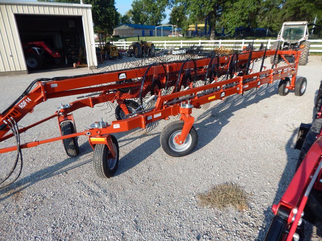 2024 Rhino RDF14 60" Wheel Rake/Wheel