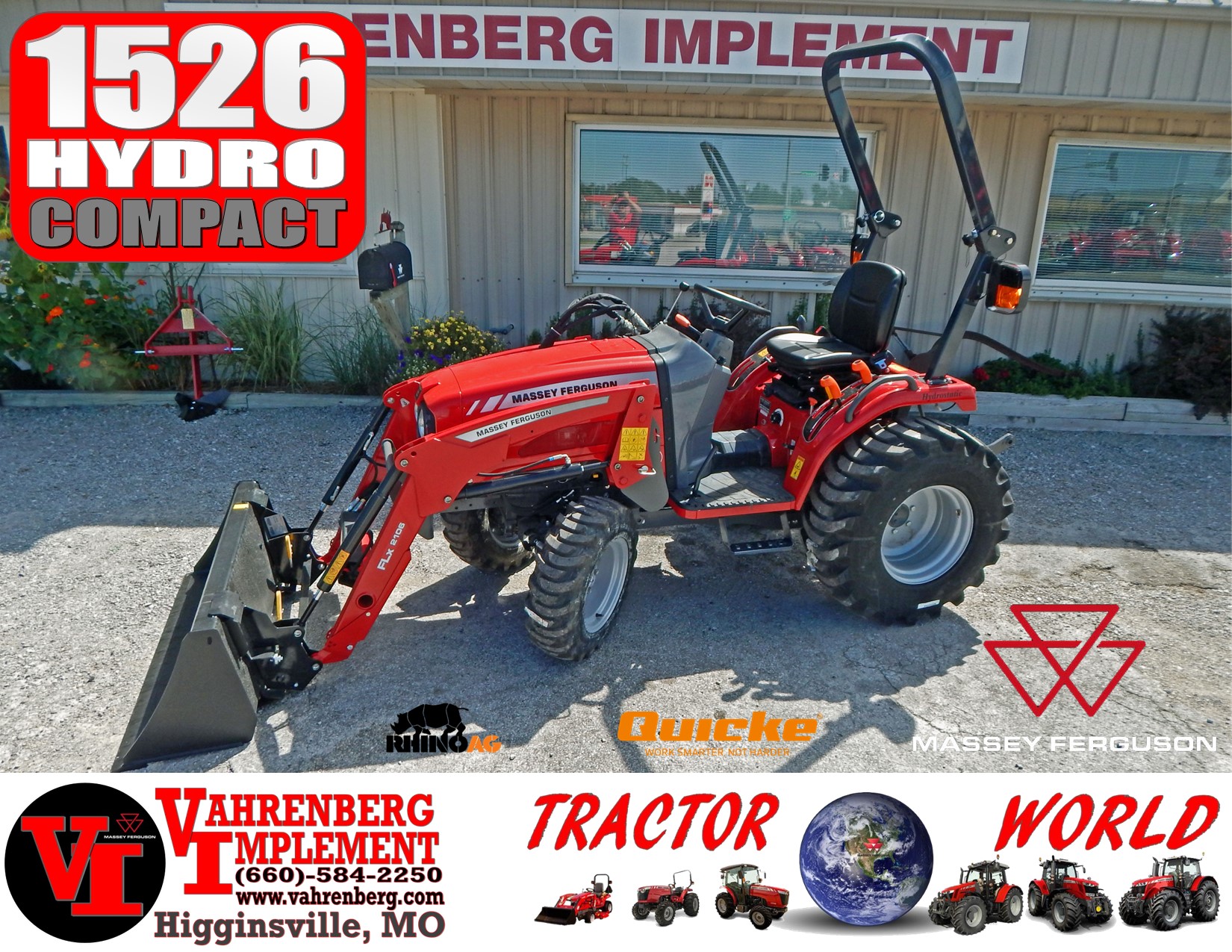 2024 Massey Ferguson 1526 Hydro Tractor