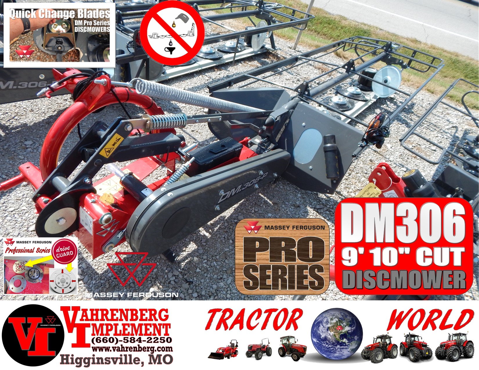 2024 Massey Ferguson DM306 Pro Mower/Disc