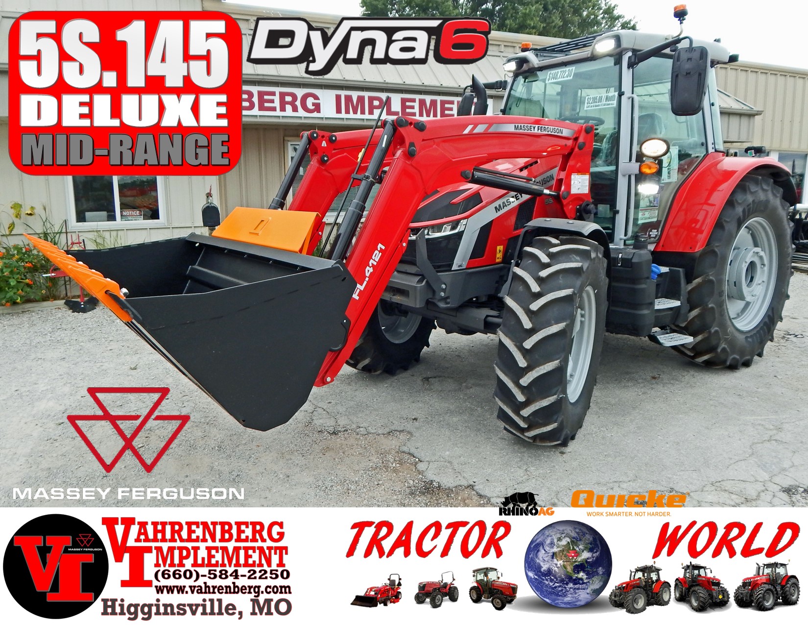 2024 Massey Ferguson 5S.145 Deluxe Dyna6 Tractor