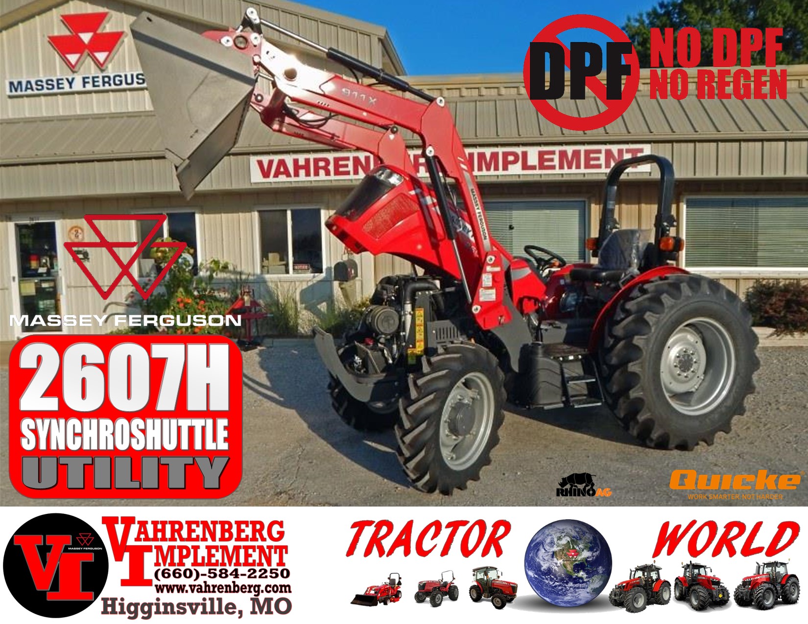 2024 Massey Ferguson 2607H SynchroShuttle Tractor