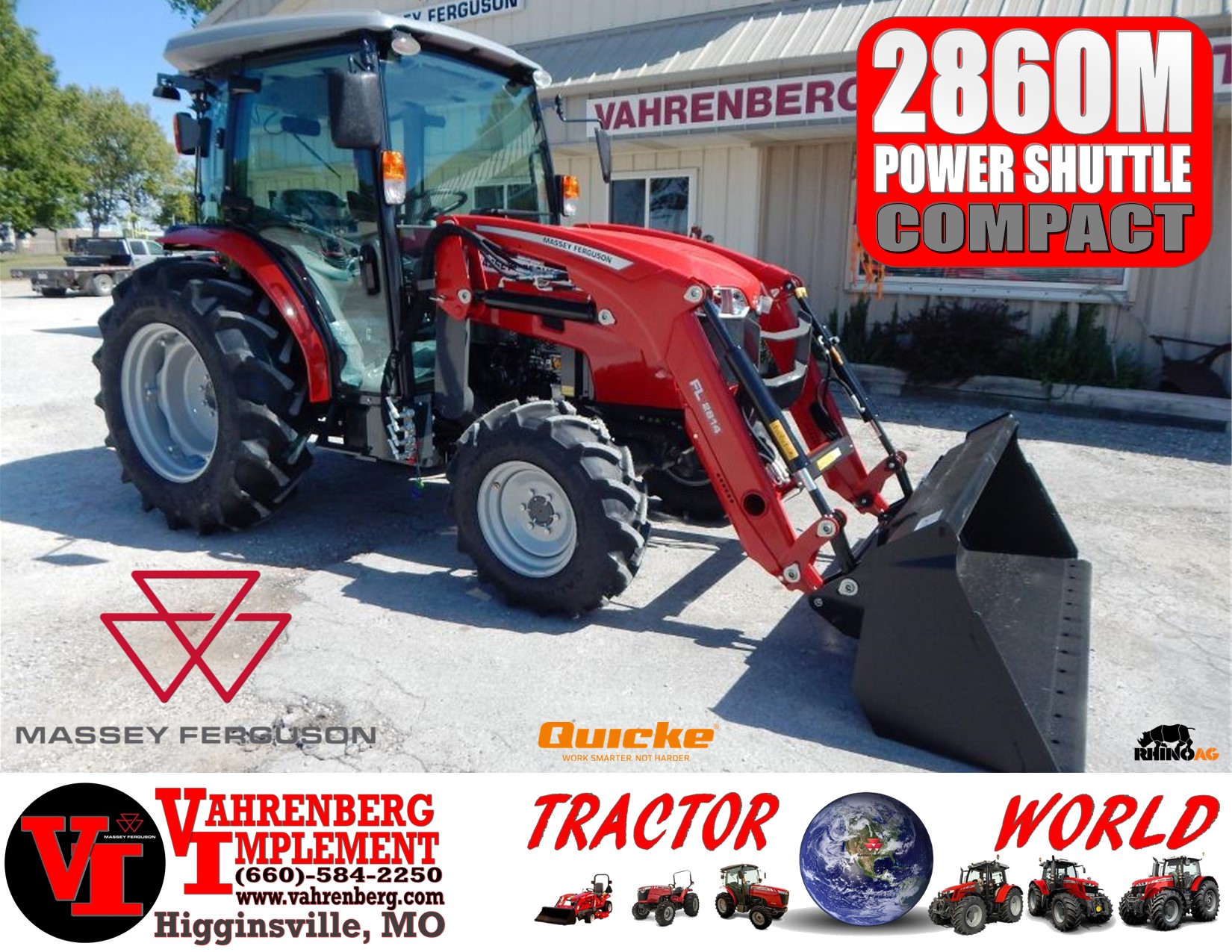 2024 Massey Ferguson 2860M Power Shuttle Tractor