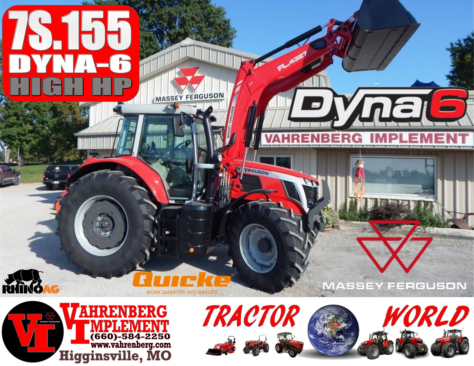 2024 Massey Ferguson 7S.155 Classic Dyna6 Tractor