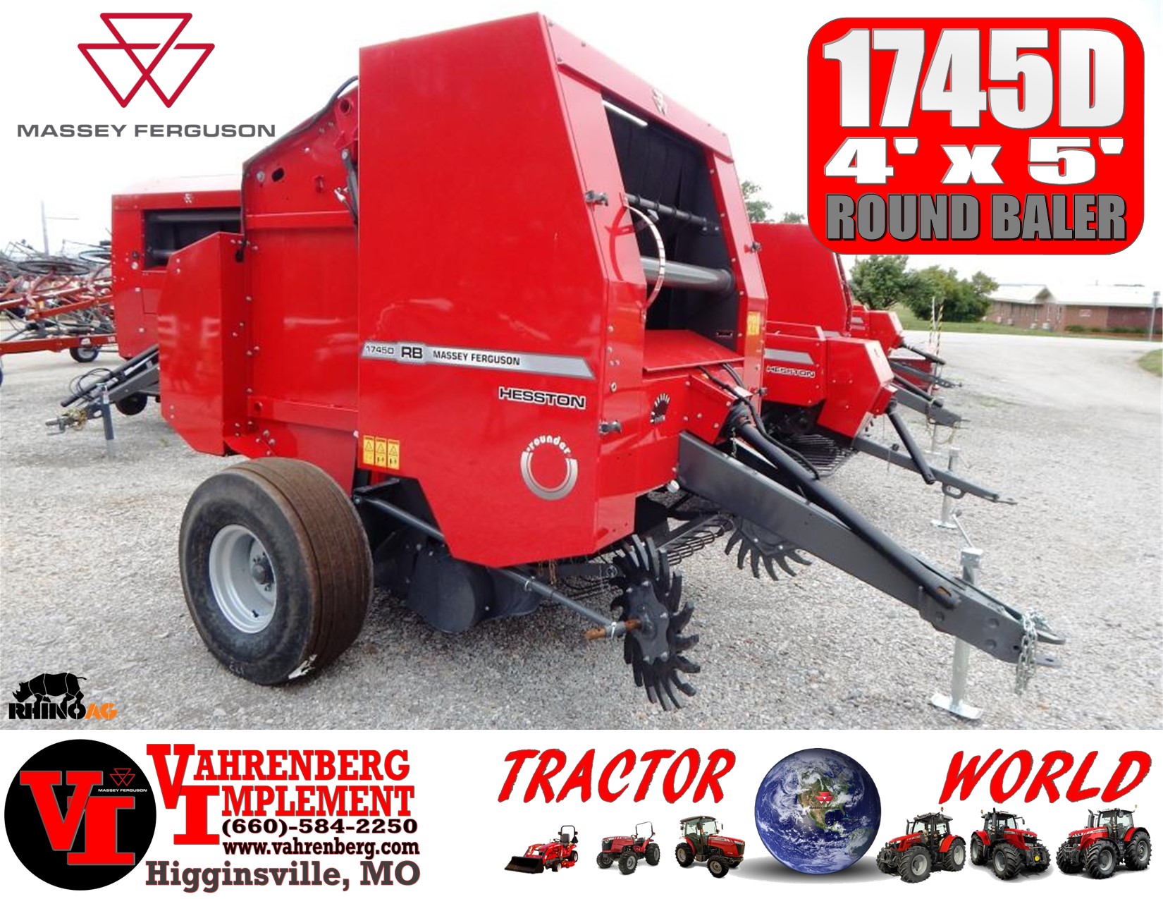 2024 Massey Ferguson 1745D Baler/Round