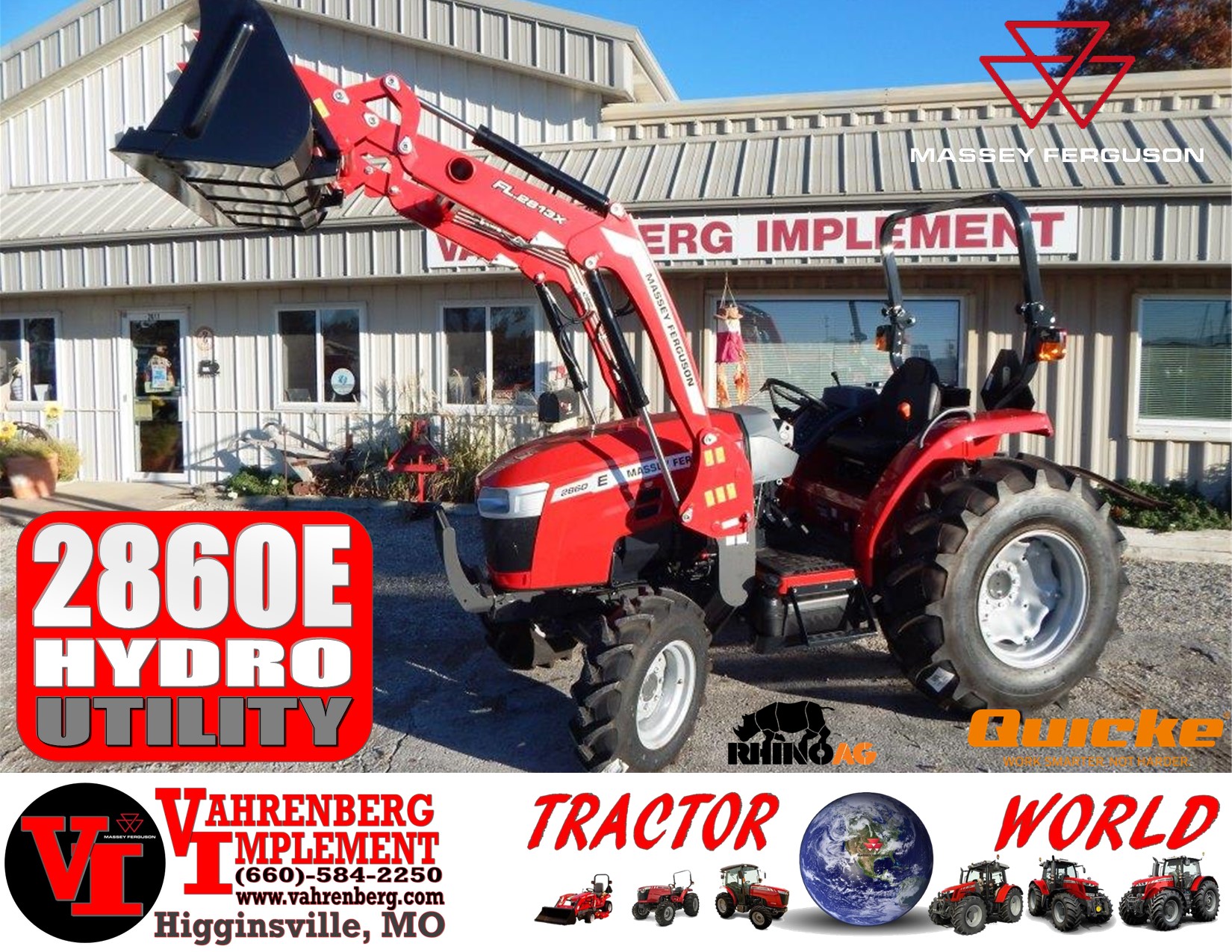 2024 Massey Ferguson 2860E HYDRO Tractor