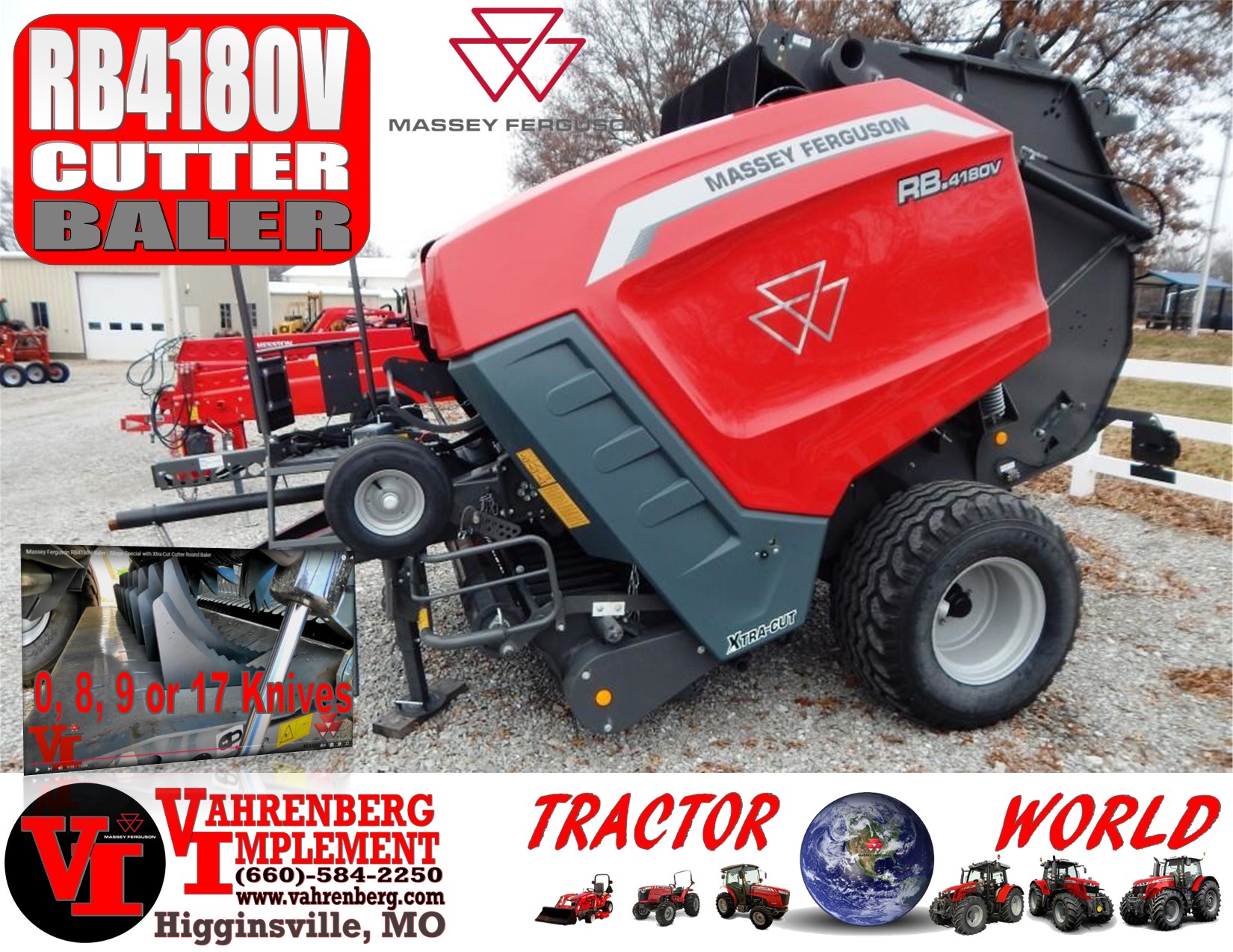 2024 Massey Ferguson RB4180V Baler/Round