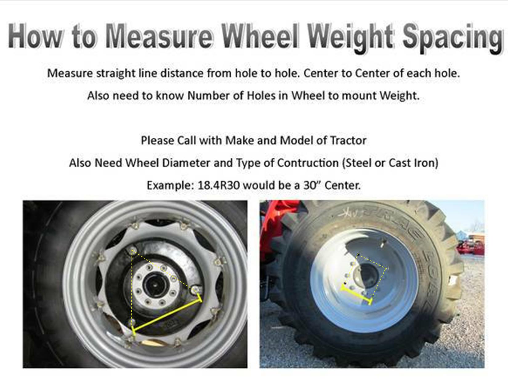 2025 Massey Ferguson 70# Wheel Weights