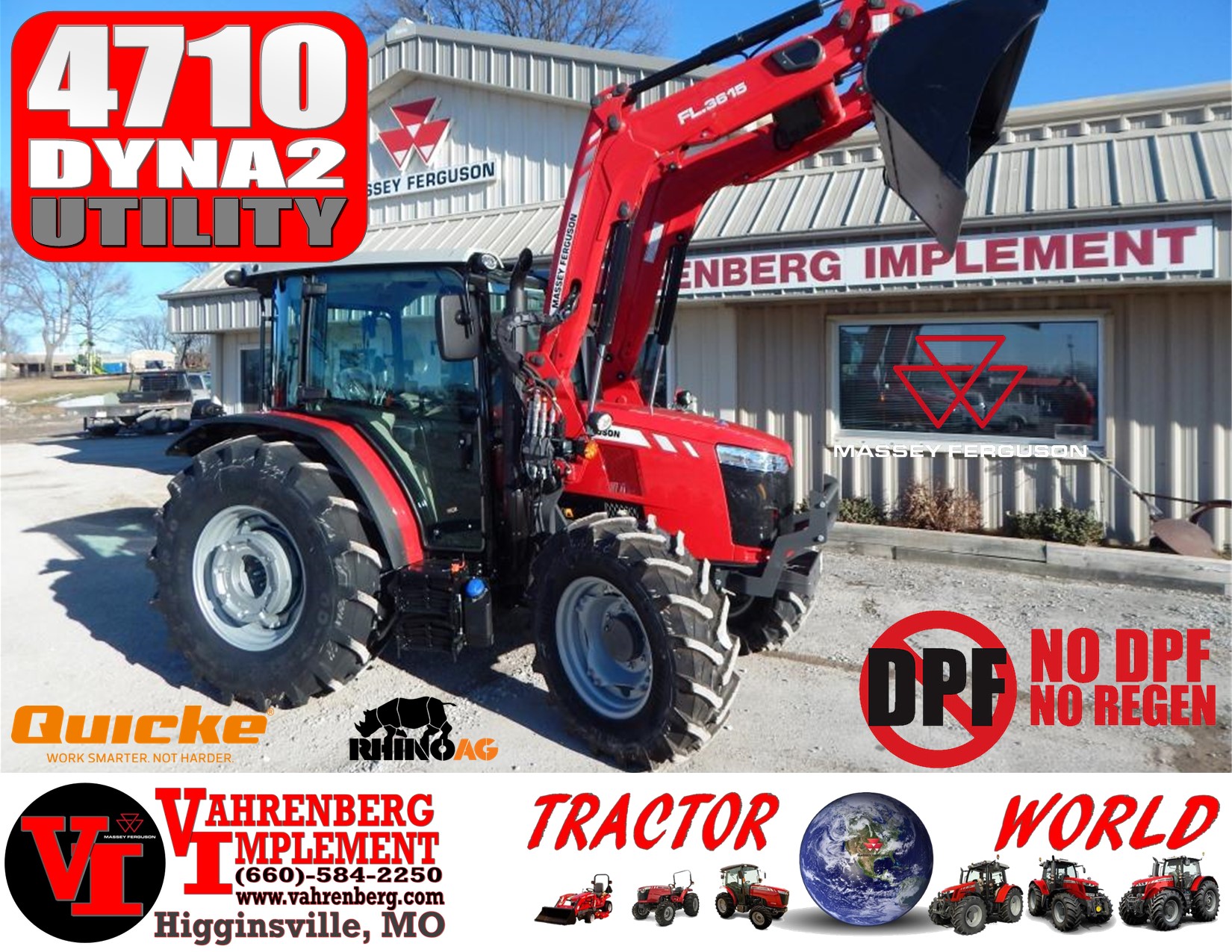 2024 Massey Ferguson 4710 Deluxe Global Series Tractor