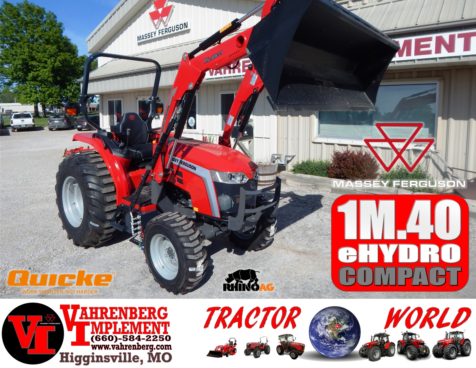 2025 Massey Ferguson 1M.40 eHydro Tractor