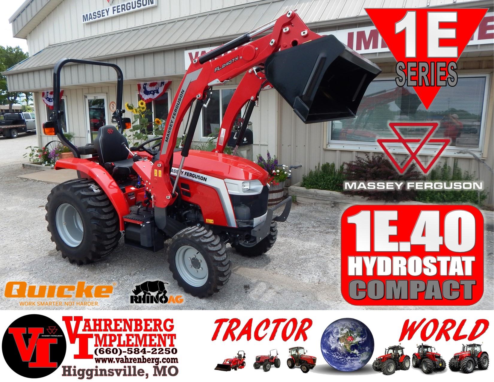 2025 Massey Ferguson 1E.40 Hydrostat Tractor