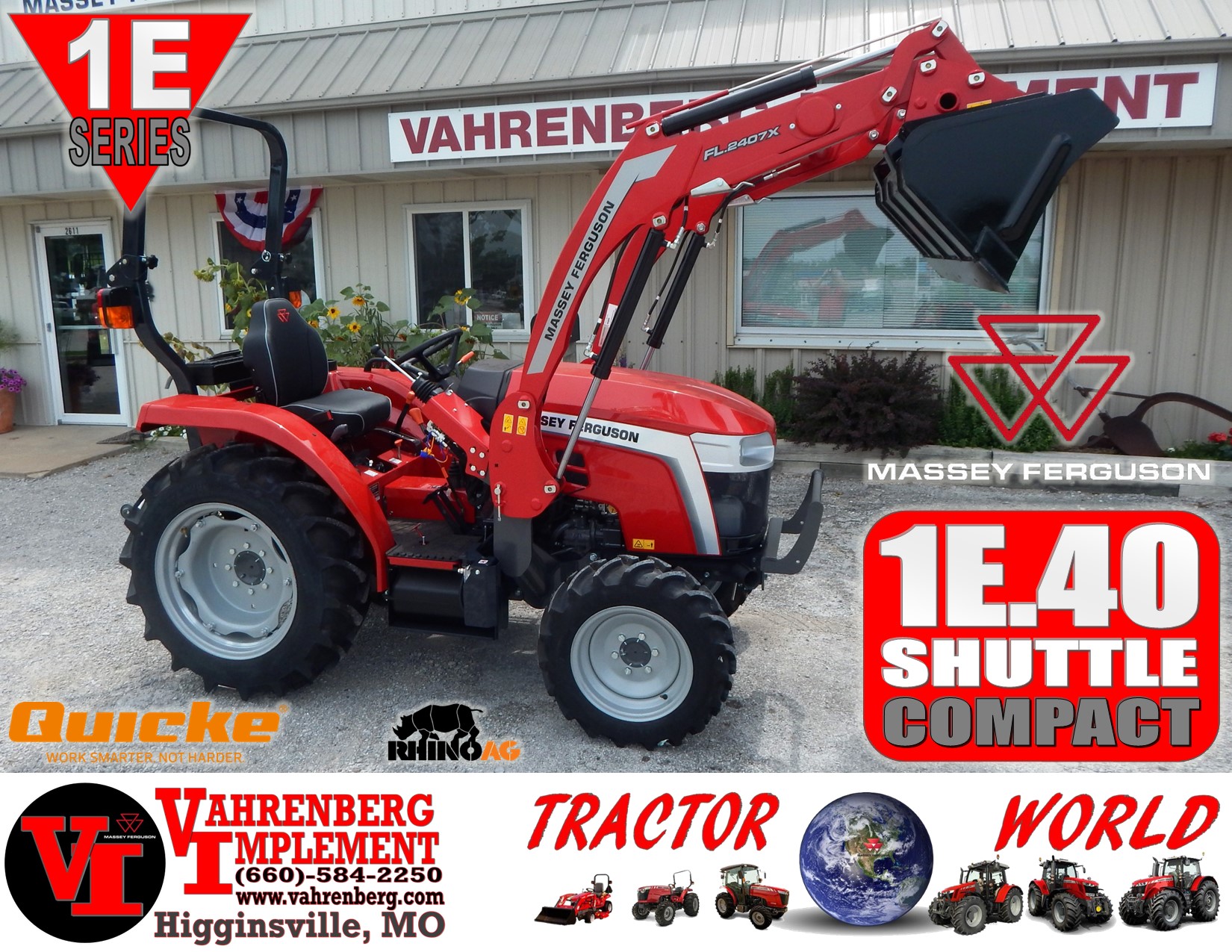 2025 Massey Ferguson 1E.40 Shuttle Tractor