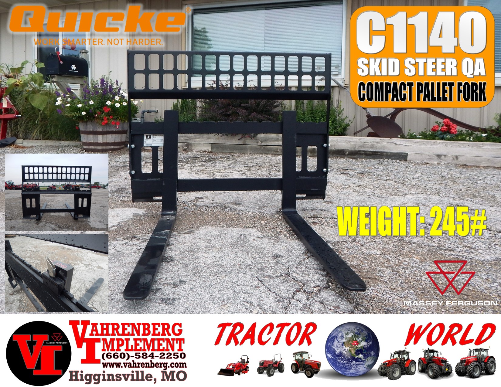 2025 Alo Quicke C1140 Pallet Fork