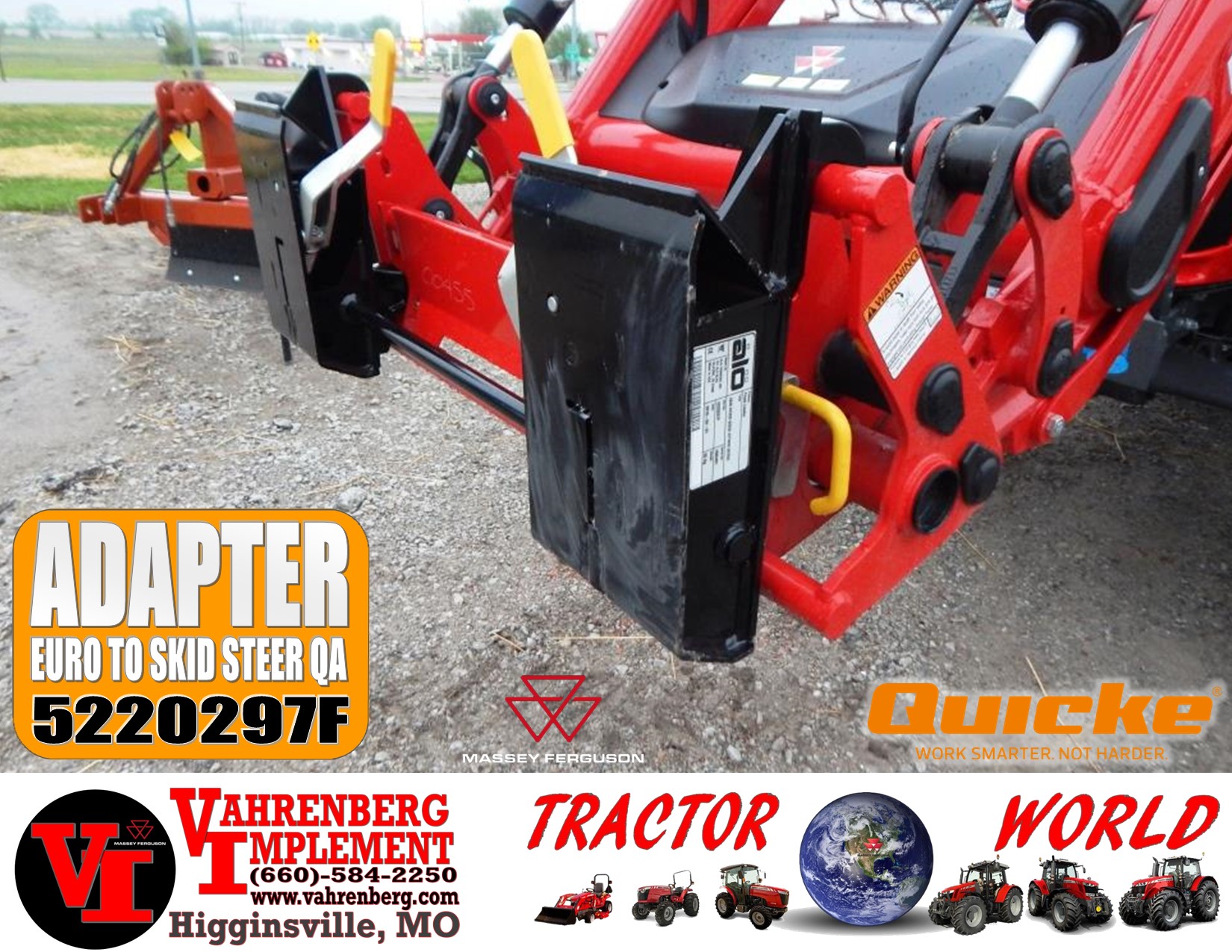 2025 Alo Quicke Euro to Skid Steer Adapter