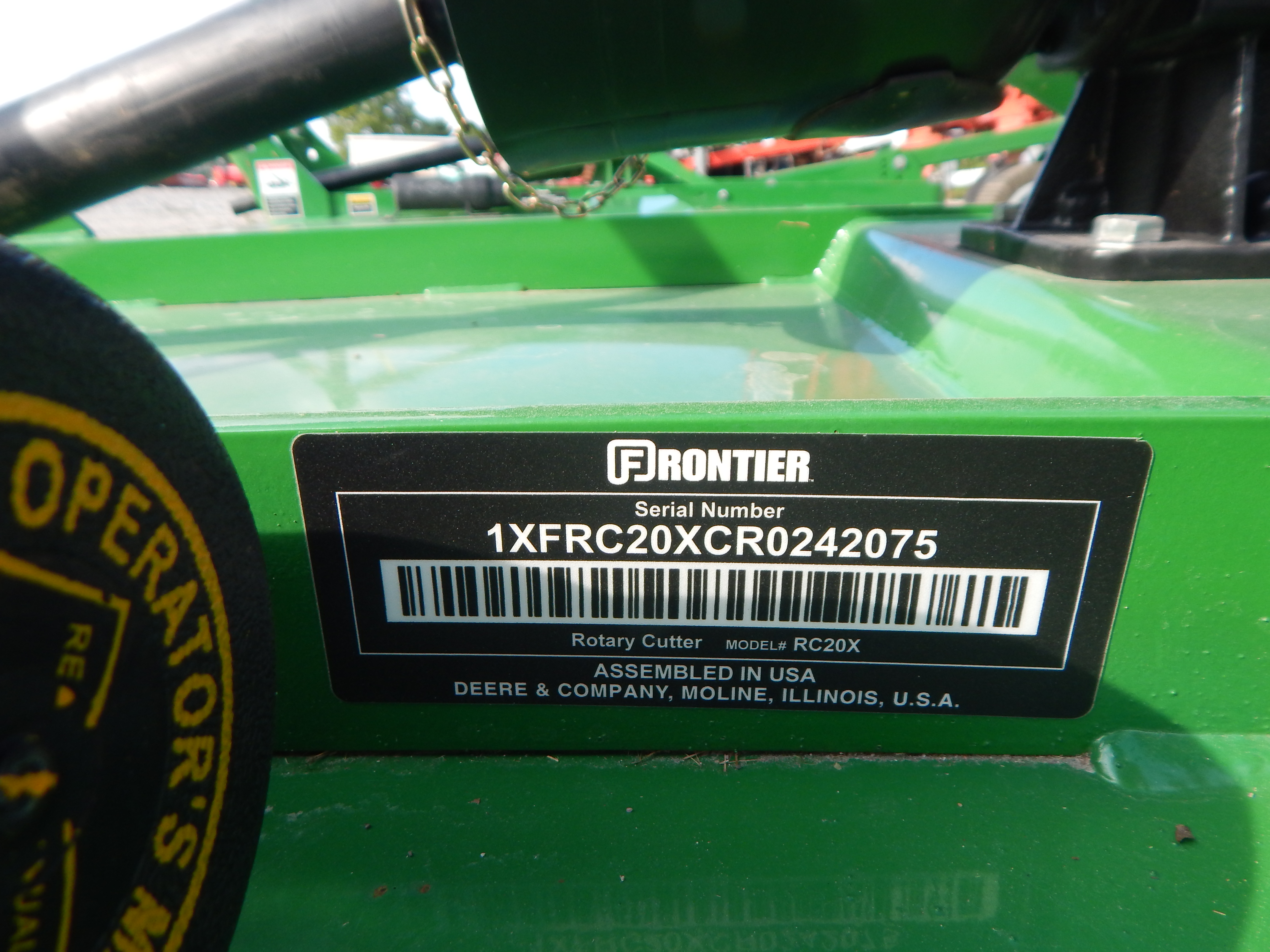 2025 Frontier RC2072 Mower/Rotary Cutter