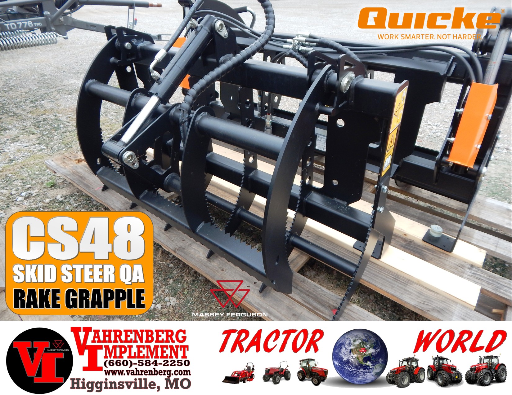 2025 Alo Quicke CS48 Grapple Rake