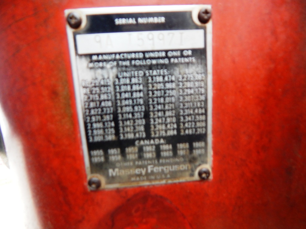 1973 Massey Ferguson 135 Tractor