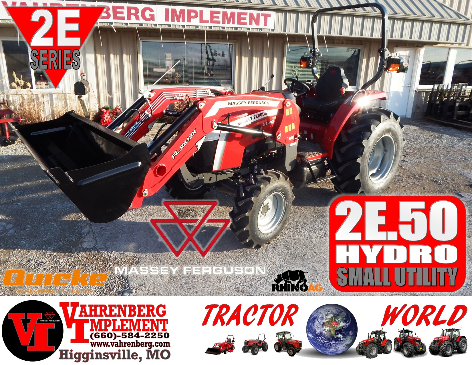 2026 Massey Ferguson 2E.50 Hydro Tractor