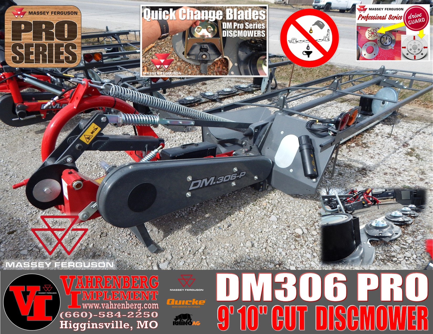2026 Massey Ferguson DM306 Pro Mower/Disc