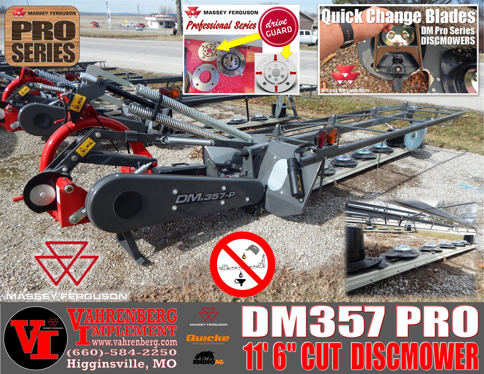 2026 Massey Ferguson DM357 Pro Mower/Disc