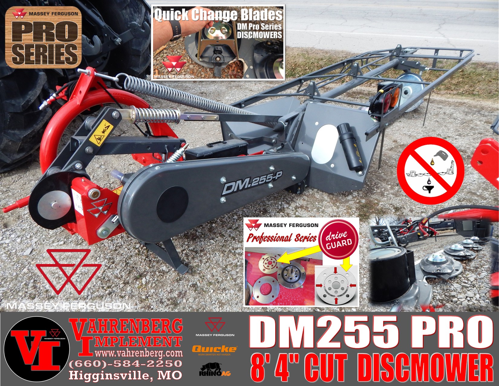2026 Massey Ferguson DM255 Pro Mower/Disc