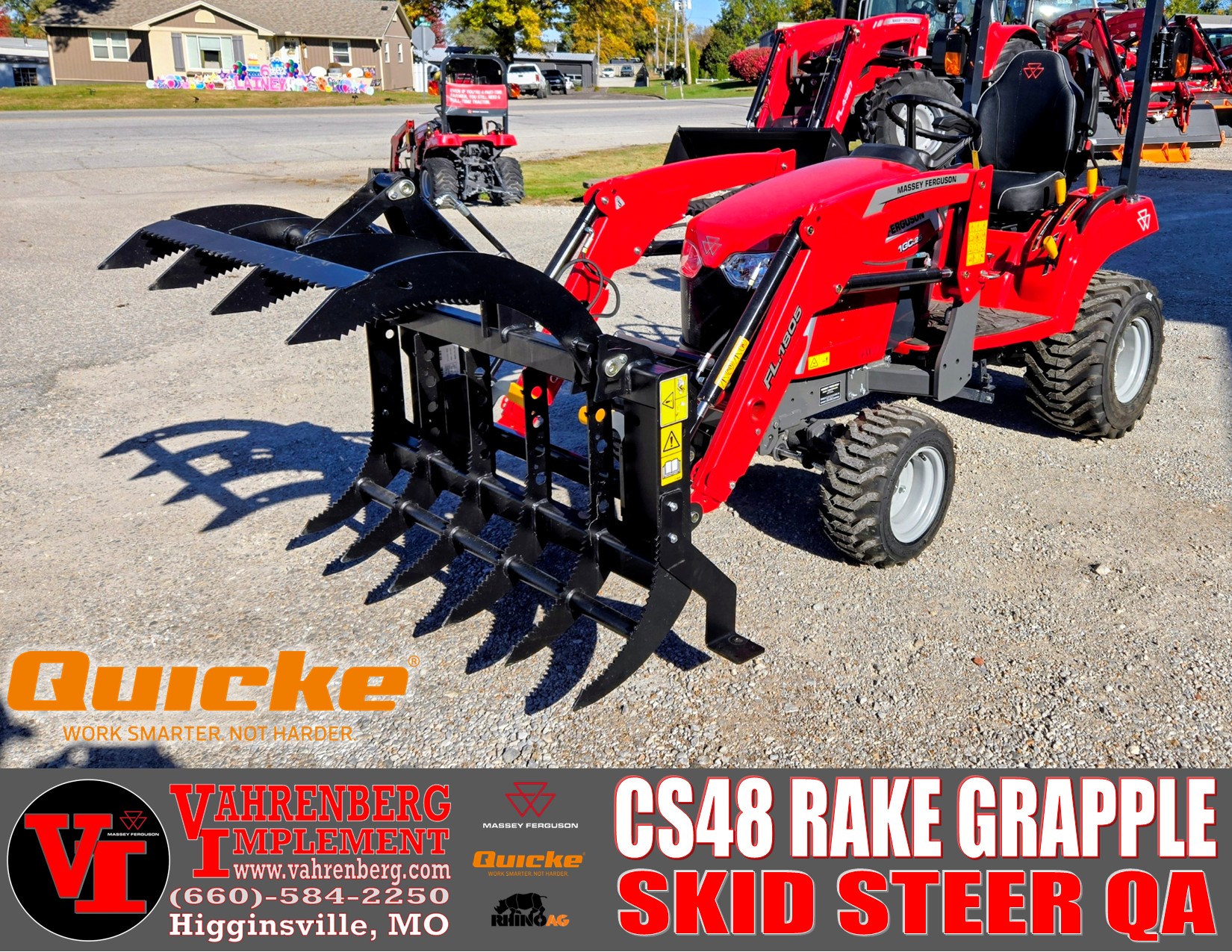 2026 Alo Quicke CS48 Rake Grapple Rake