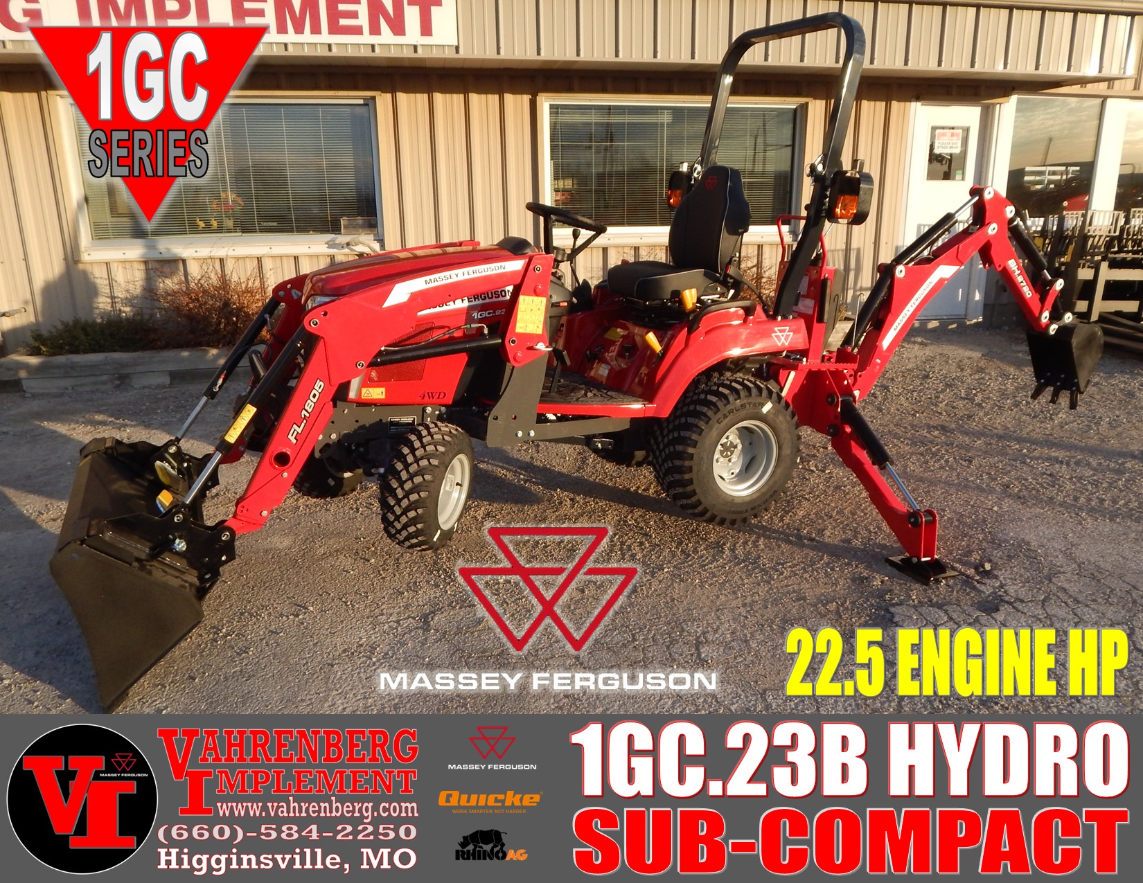2025 Massey Ferguson 1GC.23B TLB Tractor
