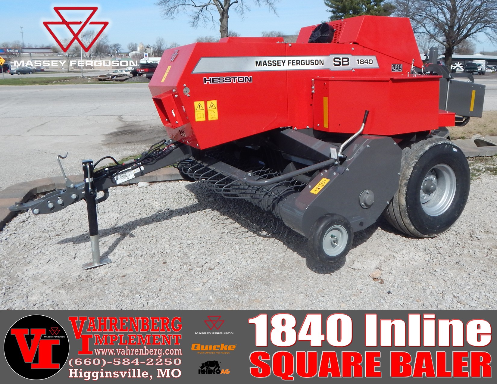 2026 Massey Ferguson 1840 Baler/Square