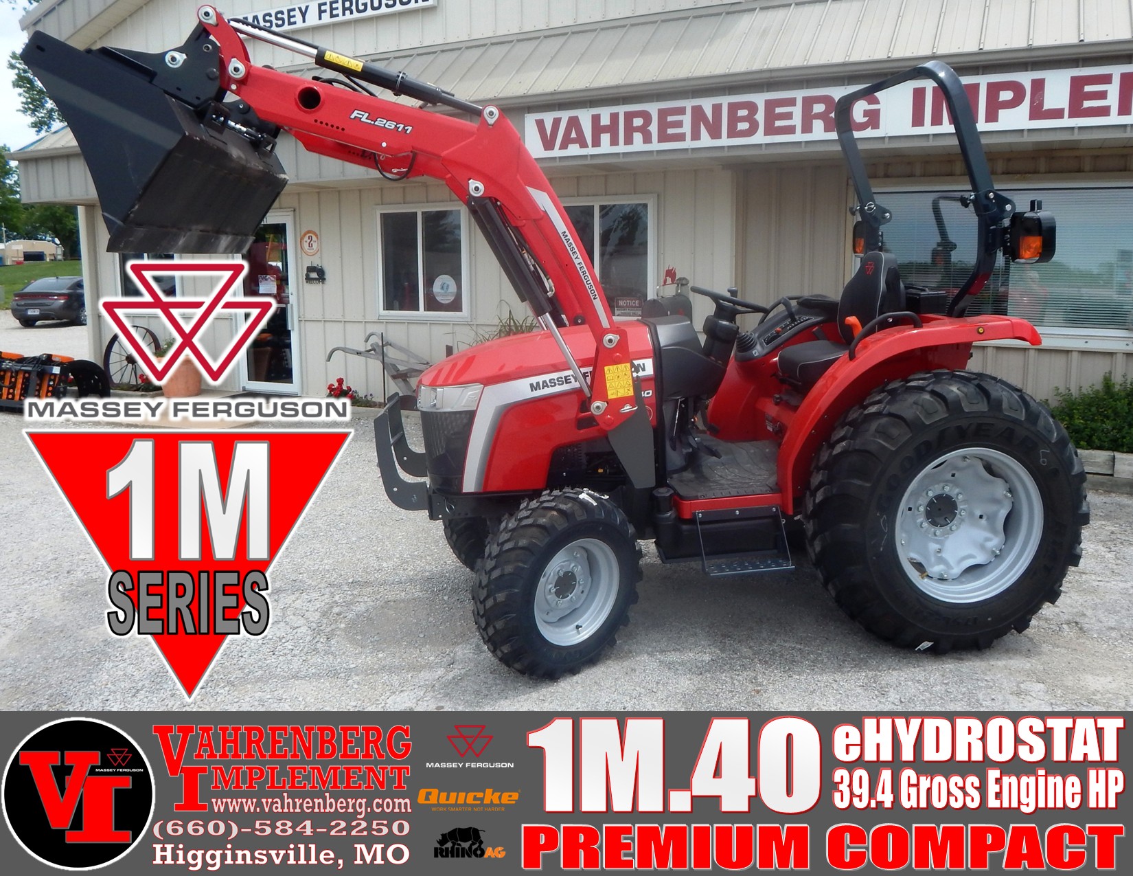 2026 Massey Ferguson 1M.40 eHydro Tractor
